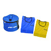 Kit de chasubles Sport-Thieme « Stretch Premium », Adultes, jaune/bleu
