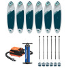 Kit de planches de Stand up Paddle Gladiator « Rental One Size » avec 6 planches, 10’8