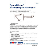 Sport-Thieme Ballettstangen-Wandhalter