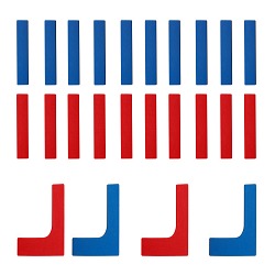 Sport-Thieme® Bodenmarkierungs-Set: Linien u. Ecken