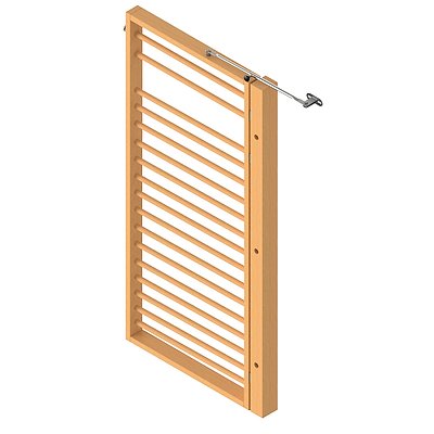 Sport-Thieme Dreh-Turnwand "TuWa Sprossenwand Turn", Mit Fallschutzmatte