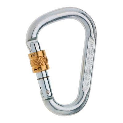 Porte-mousqueton à vis Chapuis inox 80 mm