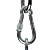 Mousqueton de sécurité Sport-Thieme pour suspension d'échelles de corde, balançoires et cordes