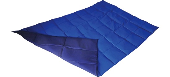Enste Physioform Reha Schwere Decke/Gewichtsdecke 198x126 cm / Blau-Dunkelblau, Aussenhülle Baumwolle