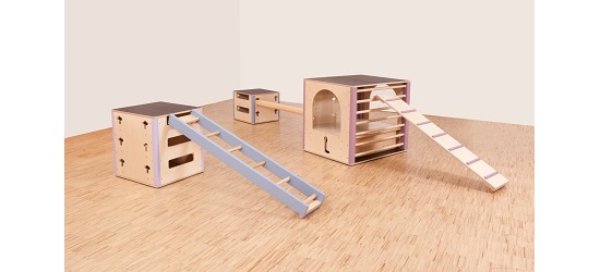 Parcours de motricité Cube Sports® U3 « Set I » Standard