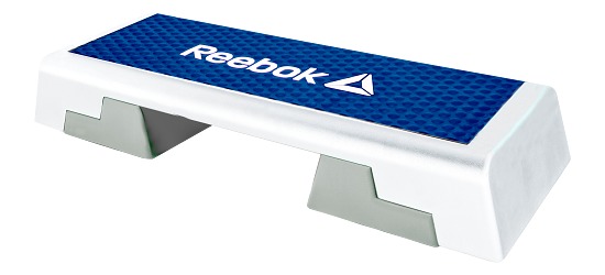 step reebok bleu