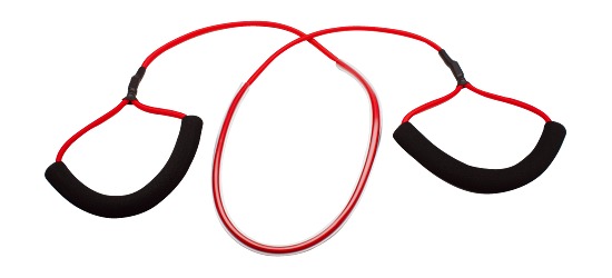 Tube de fitness Physio Basic Pro Rouge = difficile