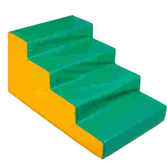 Élément de construction en mousse Sport-Thieme « Escalier » pour éléments de construction en mousse 4 marches, 90x60x50 cm
