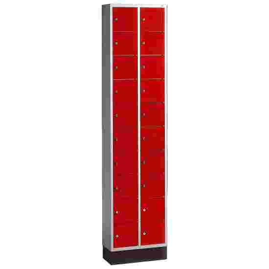 Armoire à casiers C+P « S 4000 Intro » Rouge feu (RAL 3000)