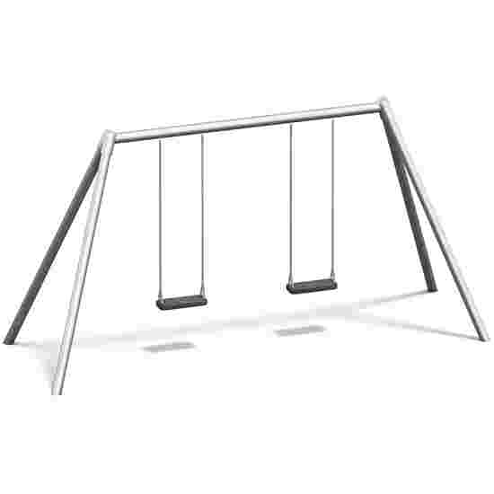 Balançoire double Playparc Métal Hauteur de suspension 245 cm