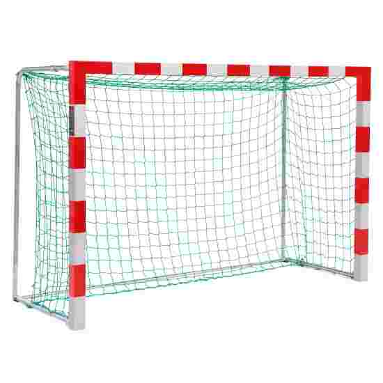 But de handball Sport-Thieme autostable, 3x1,60 m Angles d'assemblage en acier Premium, Rouge-argent