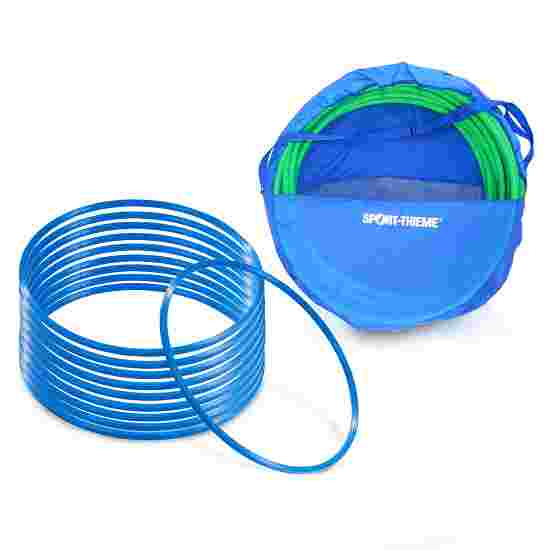 Cerceaux de gymnastique Sport-Thieme par lot avec sac de rangement « ø 50 cm » Bleu