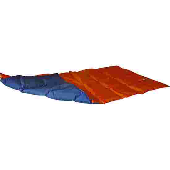 Couverture lourde/lestée Enste 144x72 cm / Orange-Bleu foncé, Enveloppe extérieure Suratec