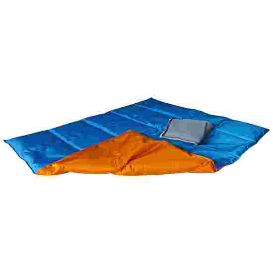 Couverture lourde/lestée Enste 90x72 cm / Orange-Bleu, Enveloppe extérieure Suratec