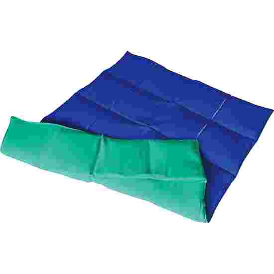 Couverture lourde/lestée Enste 90x72 cm / Vert-Bleu, Enveloppe extérieure coton