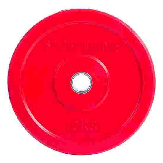 Disque d’haltère Sport-Thieme « Bumper Plate », couleur 10 kg, rouge
