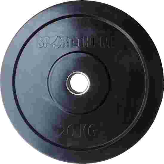 Disque d’haltère Sport-Thieme « Bumper Plate », noir 20 kg