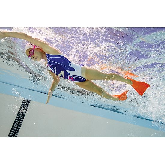 Finis Kinder-Schwimmflosse "Booster" 29-33, Orange