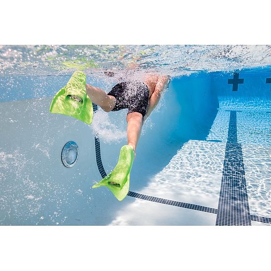 Finis Palmes pour enfants « Booster » 29-33, orange