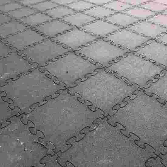Gum-tech Fallschutzplatte &quot;Puzzle mat 3D&quot; 6 cm, Schwarz