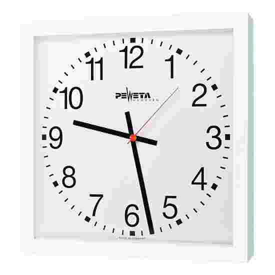 Horloge murale Peweta 40x40 cm, sur secteur Standard, Cadran avec chiffres arabes