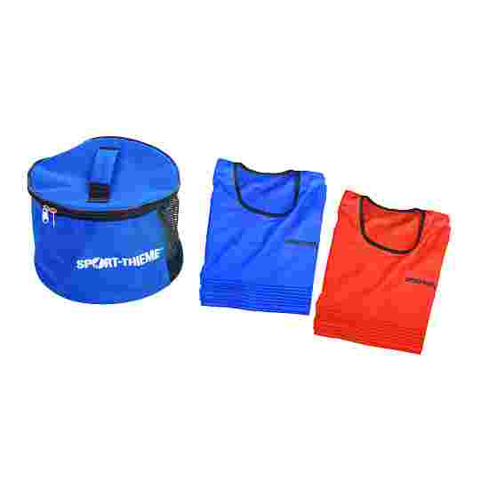 Kit de chasubles Sport-Thieme « Stretch Premium » Jeunes, rouge/bleu