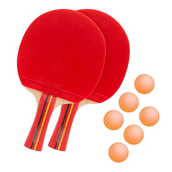 Kit de raquettes de tennis de table Sport-Thieme® « Compétition » Balles orange