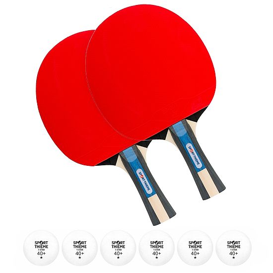 Kit de tennis de table Sport-Thieme® « Champion » Balles blanches