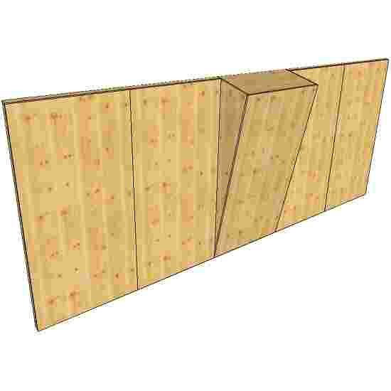 Kit mur de bloc « Indoor Natur Pur », hauteur 2,48 m 620 cm, Avec dévers