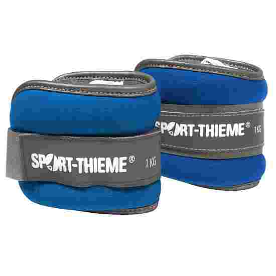 Manchettes lestées Sport-Thieme « Premium » 1 kg, bleu