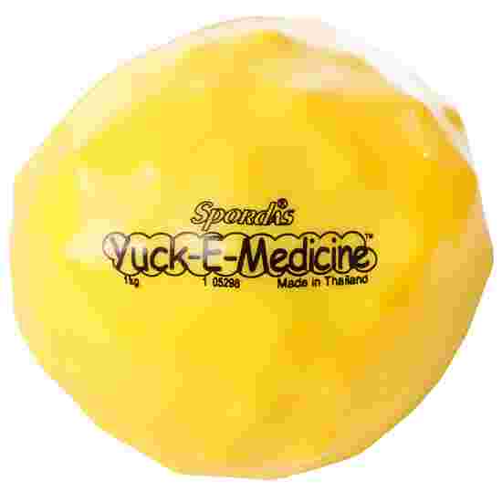 Medecine ball Spordas « Yuck-E-Medicine » 1 kg, ø 12 cm, jaune