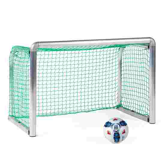 Mini but de football Sport-Thieme « Protection » 1,20x0,80 m, profondeur 0,70 m, Filet inclus, vert (mailles 10 cm)
