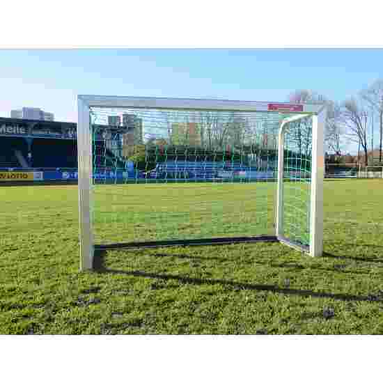 Mini but de football Sport-Thieme avec PlayersProtect 1,20x0,80 m, Filet inclus, vert (mailles 10 cm)