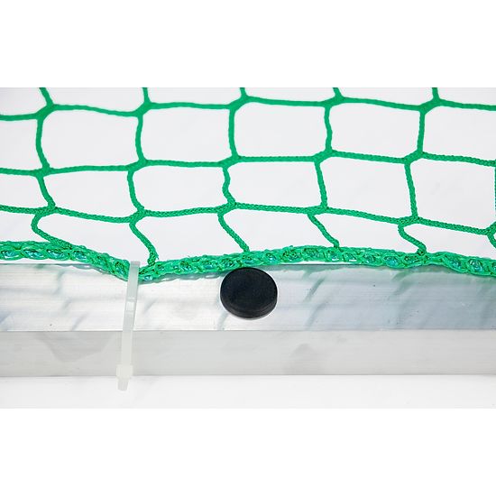 Mini but Sport-Thieme®, avec supports de filet rabattables 1,20x0,80 m, profondeur 0,70 m, Filet inclus, vert (mailles 10 cm)