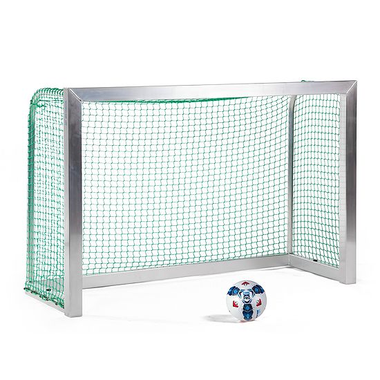 Minibut d'entraînement Sport-Thieme® entièrement soudé 1,80x1,20 m, profondeur 0,70 m, Filet inclus, vert (mailles 4,5 cm)