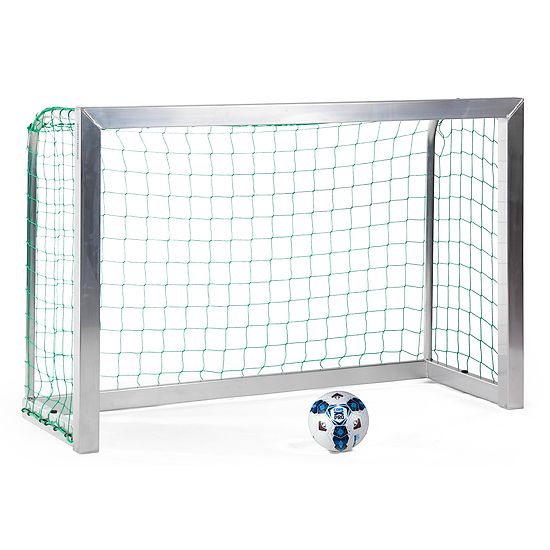 Minibut d'entraînement Sport-Thieme® entièrement soudé 1,80x1,20 m, profondeur 0,70 m, Filet inclus, vert (mailles 10 cm)