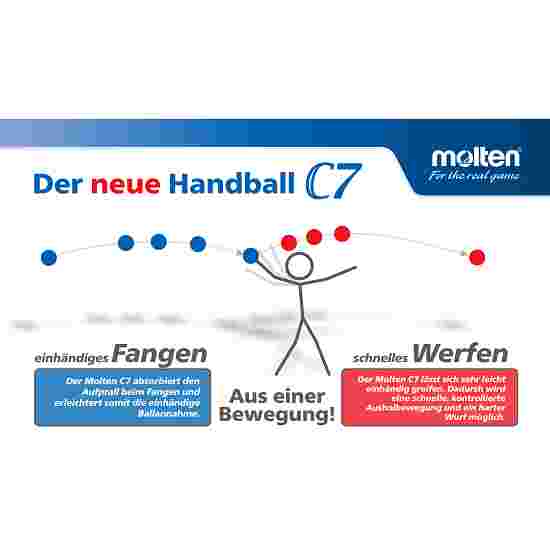 Molten Handball &quot;C7 - HC3500 Grösse 2