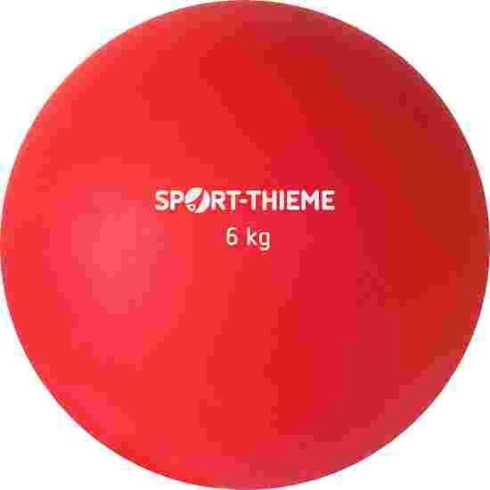 Poids Sport-Thieme en plastique 6 kg, rouge, ø 140 mm