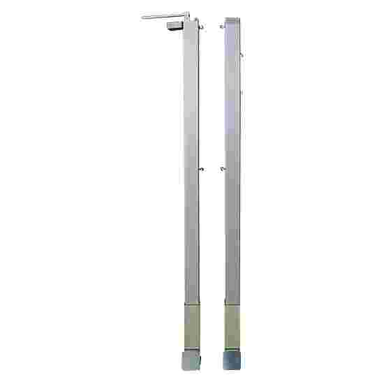 Poteau de badminton Sport-Thieme avec mécanisme de serrage interne Profilé carré 80x80 mm