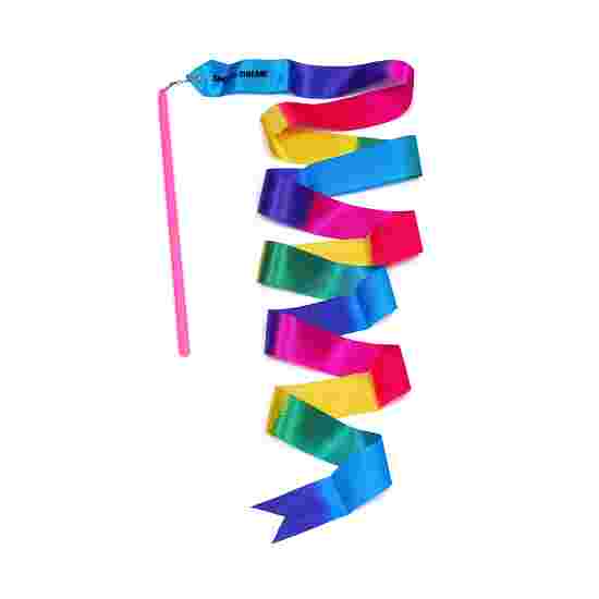 Ruban de gymnastique Sport-Thieme avec baguette « Multicolore » 2 m