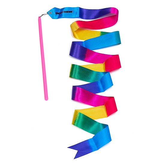 Lot De 12 Rubans De Danse – Satin 200 Cm, Bâton 30,5 Cm, Pour Gymnastique, Fêtes, Carnaval, Avec Baguettes