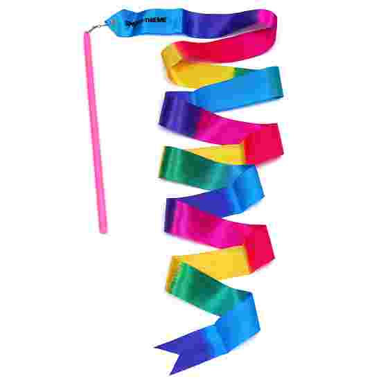 Ruban de gymnastique Sport-Thieme avec baguette « Multicolore » 6 m