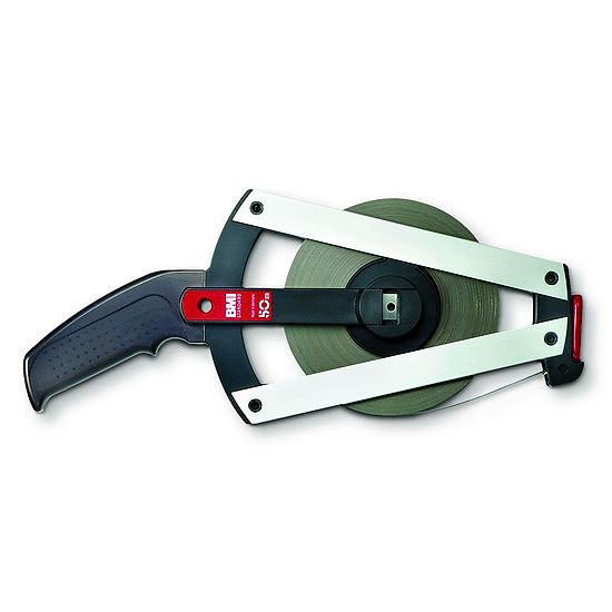 Ruban de mesure en acier 50 m, Poignée