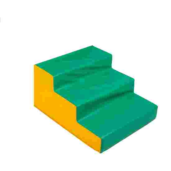 Sport-Thieme Bauelement &quot;Treppe&quot; für Schaumstoffbausteine 3-stufig, 60x60x30 cm       