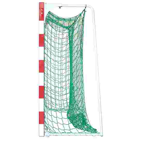 Sport-Thieme Handballtor mit fest stehenden Netzbügeln Standard, Tortiefe 1 m, Schwarz-Silber
