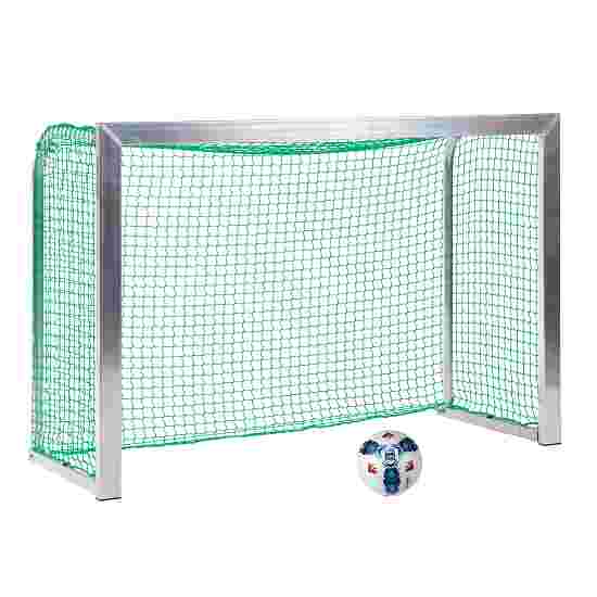 Sport-Thieme Mini but d’entraînement avec supports de filet pliables 1,80x1,20 m, profondeur 0,70 m, Filet inclus, vert (mailles 4,5 cm)
