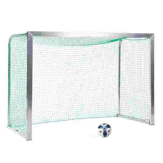 Sport-Thieme Mini-Fussballtor mit anklappbaren Netzbügeln 2,40x1,60 m, Tortiefe 1,00 m, Inkl. Netz, grün (MW 4,5 cm)