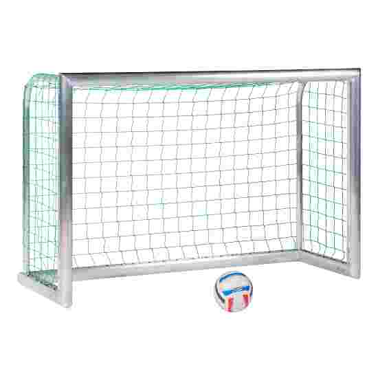 Sport-Thieme Mini-Fussballtor &quot;Professional Kompakt&quot;, Alu-Naturblank 1,80x1,20 m, Inkl. Netz, grün (MW 10 cm)