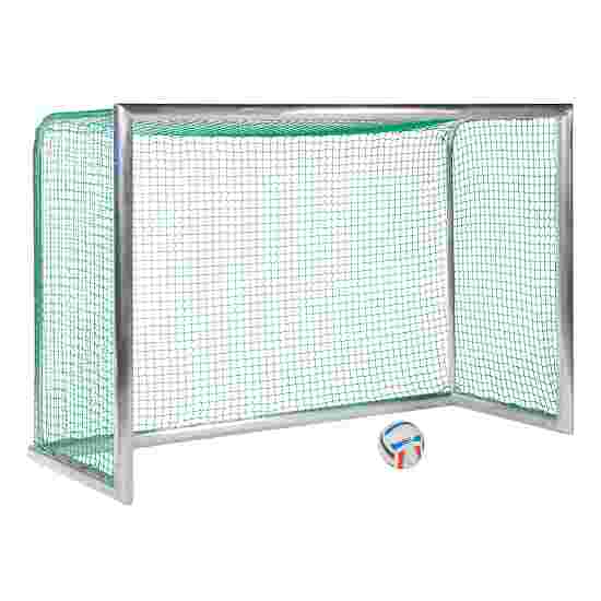 Sport-Thieme Mini-Fussballtor &quot;Professional Kompakt&quot;, Alu-Naturblank 2,40x1,60 m, Inkl. Netz, grün (MW 4,5 cm)
