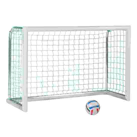 Sport-Thieme Mini-Fussballtor &quot;Professional Kompakt&quot;, Weiss-Pulverbeschichtet 1,80x1,20 m, Inkl. Netz, grün (MW 10 cm)